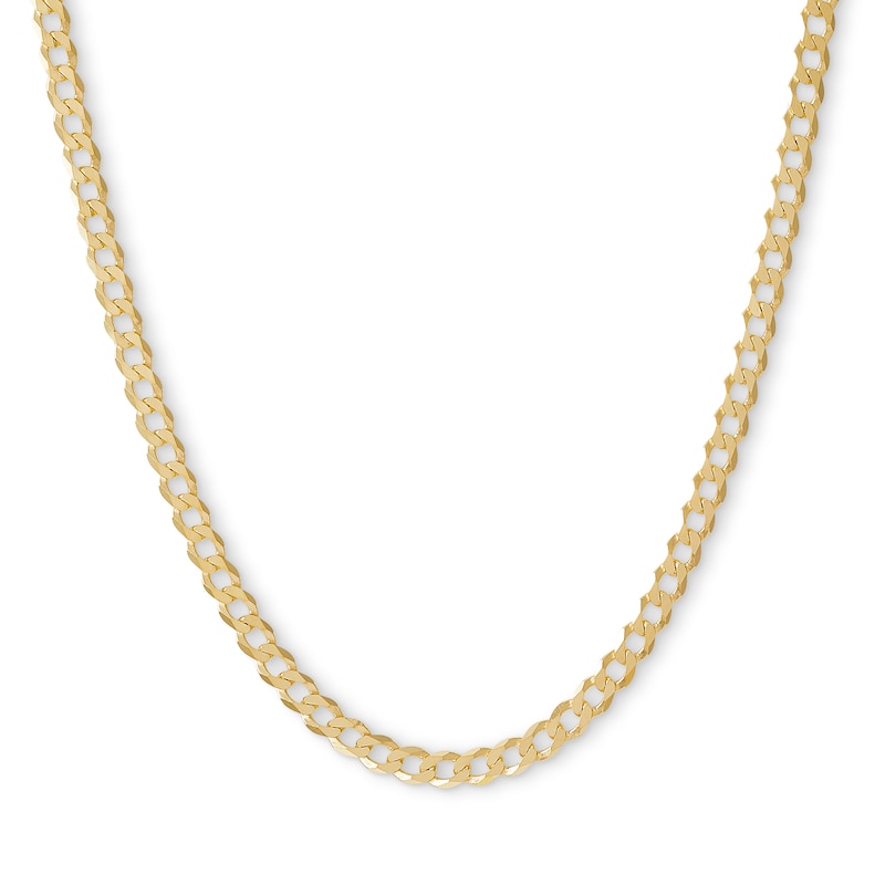 080 Gauge Curb Chain Necklace in 14K Gold - 20