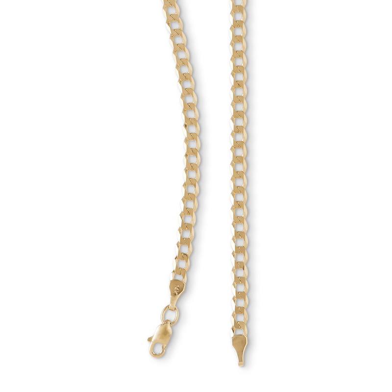 Main Image 2 of 080 Gauge Curb Chain Necklace in 14K Gold - 20&quot;