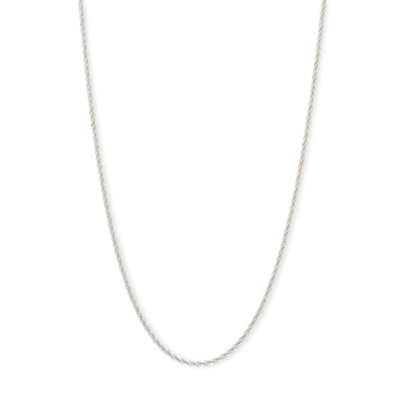 Made in Italy 030 Gauge Sparkle Chain Necklace in Sterling Silver - 18"