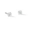 Thumbnail Image 0 of Child's 3mm Cubic Zirconia Solitaire Stud Earrings in 14K White Gold