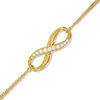 10k gold infinity bracelet