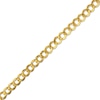 Thumbnail Image 0 of 080 Gauge Beveled Curb Chain Bracelet in 10K Gold - 7.5"