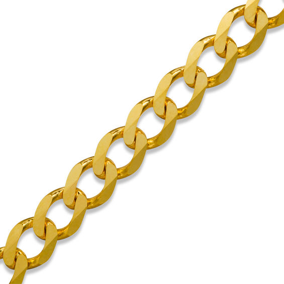 Gauge Curb Chain Bracelet in 10K Gold