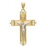 Thumbnail Image 0 of Large Crucifix Necklace Charm in 10K Two-Tone Gold