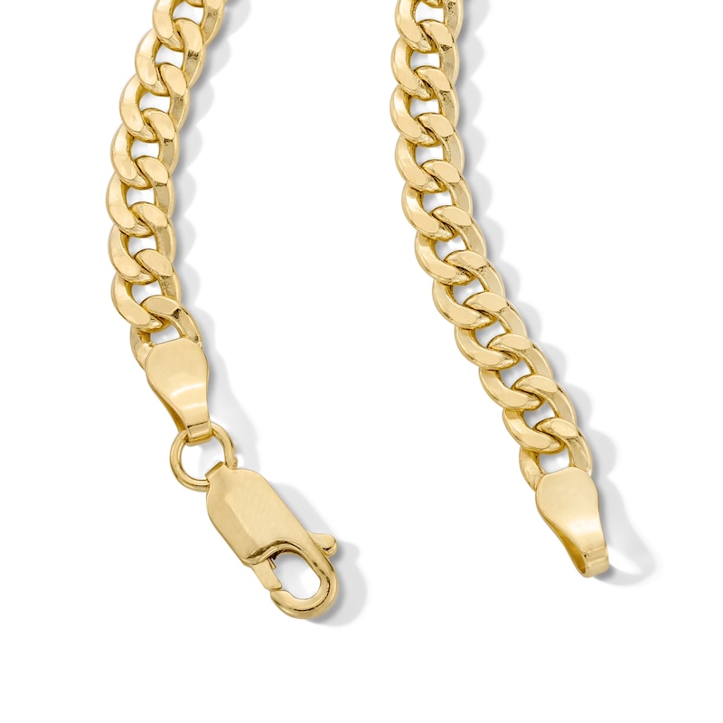 Main Image 5 of 14K Solid Gold Curb Chain Made in Italy - 20&quot;