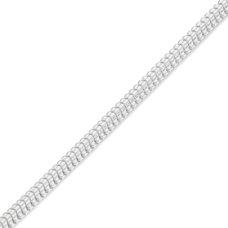 3mm Snake Chain Bracelet in Sterling Silver - 7.5"