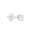 Thumbnail Image 0 of Child's 5mm Cubic Zirconia Solitaire Stud Earrings in 14K White Gold