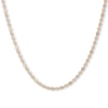 Thumbnail Image 1 of Made in Italy 030 Mirror Valentino Chain Necklace in 14K Tri-Color Gold - 18&quot;