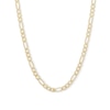 Thumbnail Image 1 of 080 Gauge Diamond-Cut Figaro Chain Necklace in 10K Solid Gold - 22&quot;