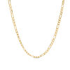 Thumbnail Image 0 of 060 Gauge Diamond-Cut Figaro Chain Necklace in 10K Gold - 16"