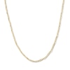 Thumbnail Image 1 of Made in Italy Child's 035 Gauge Singapore Chain Necklace in 14K Hollow Gold - 15&quot;