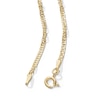 Thumbnail Image 2 of Made in Italy Child's 035 Gauge Singapore Chain Necklace in 14K Hollow Gold - 15&quot;