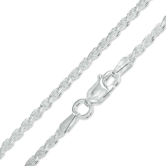 Child's 040 Gauge Rope Chain Necklace in Sterling Silver - 16"
