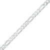 Thumbnail Image 0 of 100 Gauge Figaro Chain Anklet in Sterling Silver - 11"