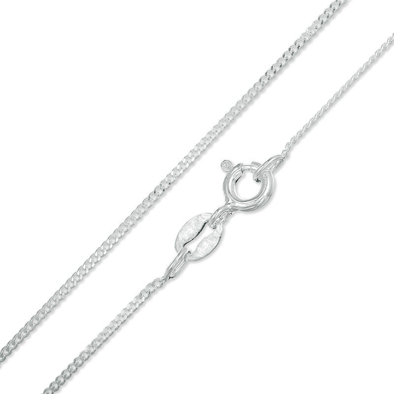 revere sterling silver solid curb 18 inch chain