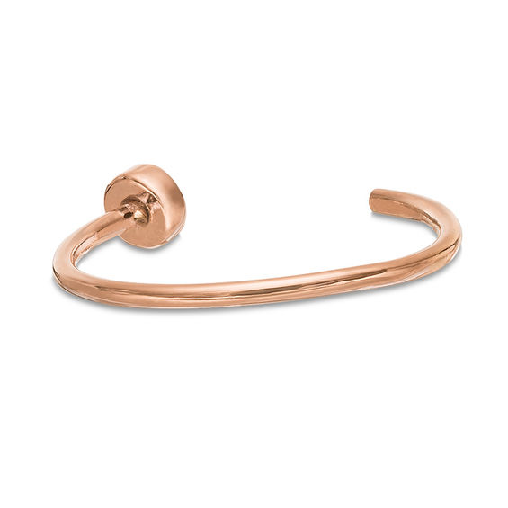 14K Semi-Solid Rose Gold Nose Ring - 22G 5/16