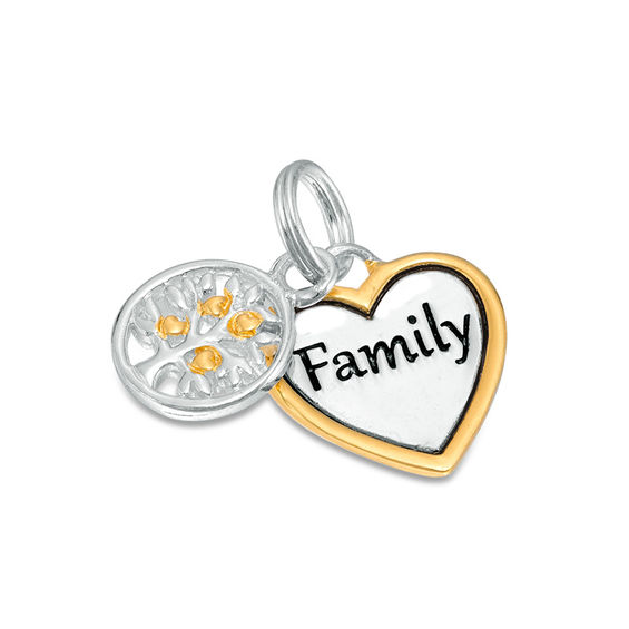 Family Tree Locket Charm Bracelet