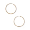 Thumbnail Image 2 of 30mm Hoop Earrings in 14K Tube Hollow Gold