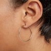 Thumbnail Image 3 of 30mm Hoop Earrings in 14K Tube Hollow Gold