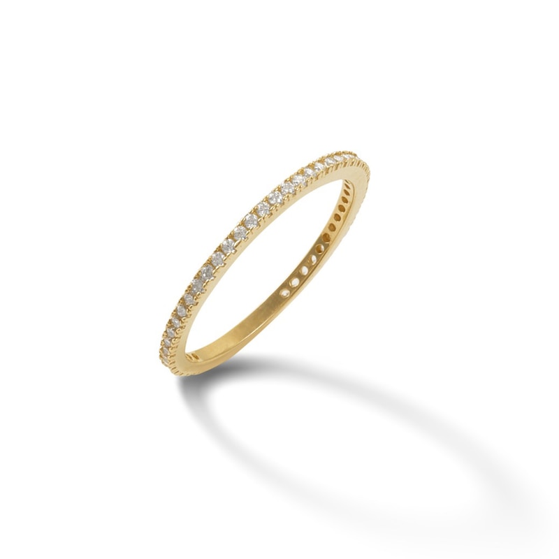 Main Image 4 of 10K Gold CZ Eternity Band