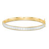 Thumbnail Image 1 of Made in Italy 5.9mm Glitter Enamel Bangle in 10K Gold