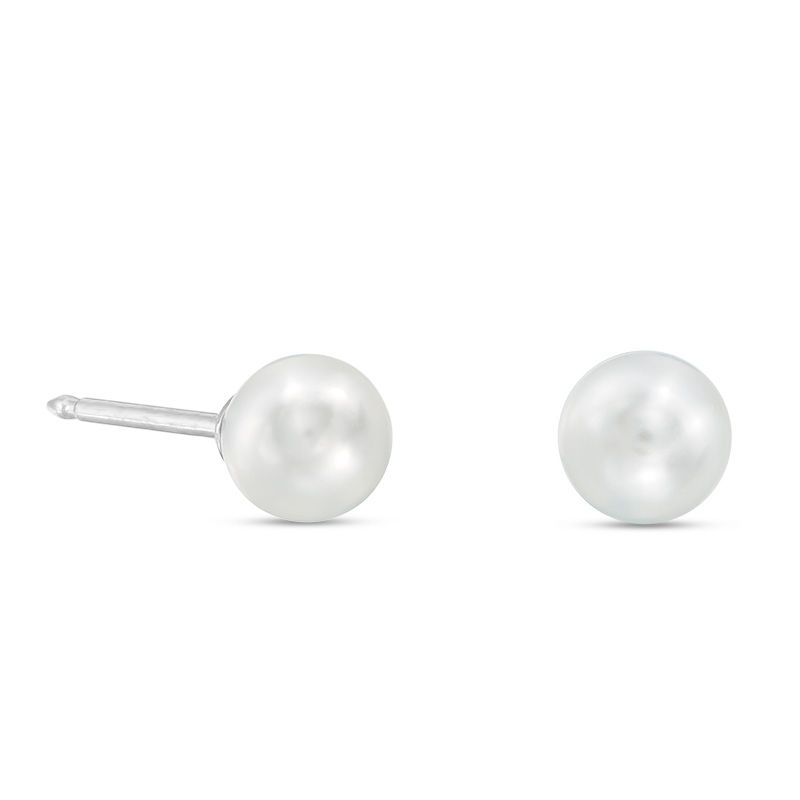 John Wind Petite Cotton Pearl Earrings