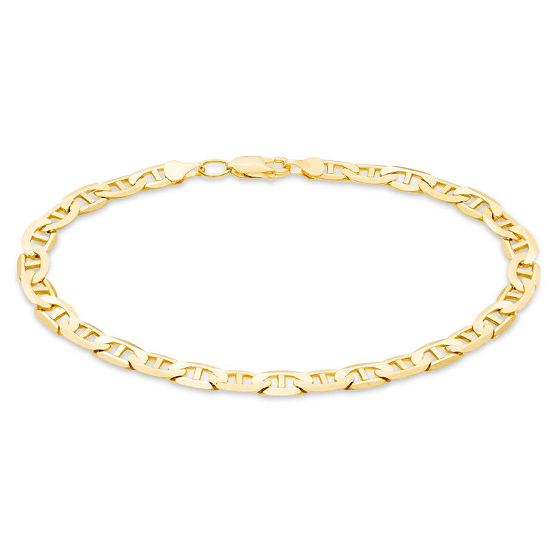 120 Gauge Mariner Chain Necklace in 14K Gold Bonded Sterling Silver - 30"