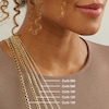 Thumbnail Image 2 of 200 Gauge Cuban Curb Chain Necklace in 10K Gold Bonded Sterling Silver - 26&quot;