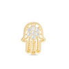 Thumbnail Image 0 of Single Cubic Zirconia Hamsa Earring in 10K Gold