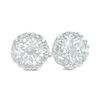 Thumbnail Image 0 of 6mm Cubic Zirconia Solitaire Stud Earrings in Sterling Silver