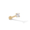 Thumbnail Image 1 of 14K Tube Gold CZ Stud - 18G 5/16&quot;