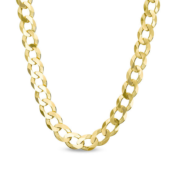 Gauge Diamond-Cut Curb Chain Necklace in 10K Gold