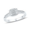 diamond accent promise ring in 10k white gold