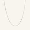 Thumbnail Image 1 of 10K Solid White Gold Box Chain - 20&quot;