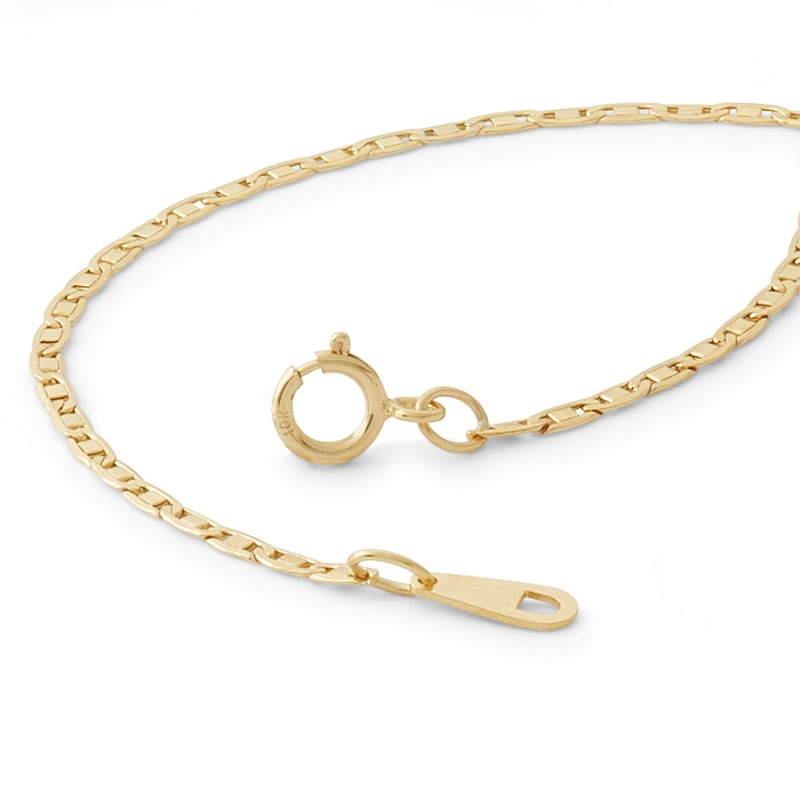 Valentino 10K Hollow Gold Chain Bracelet