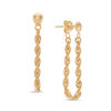 Thumbnail Image 1 of Rope-Textured Drop Earrings in 10K Gold