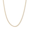 Thumbnail Image 1 of Child's 060 Gauge Diamond-Cut Birdseye Curb Chain Necklace in 10K Hollow Gold - 15&quot;