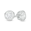 Thumbnail Image 0 of 5mm Bezel-Set Cubic Zirconia Solitaire Stud Earrings in Sterling Silver