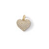 Thumbnail Image 1 of Cubic Zirconia Small Heart Necklace Charm in 10K Solid Gold