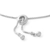 Thumbnail Image 2 of Cubic Zirconia Cross Bolo Bracelet in Sterling Silver - 8&quot;