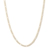 Thumbnail Image 1 of 080 Gauge Diamond-Cut Figaro Chain Necklace 14K Hollow Gold - 22&quot;