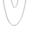 Thumbnail Image 0 of 040 Gauge Diamond-Cut Herringbone Chain Necklace in Sterling Silver - 18"