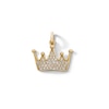 Thumbnail Image 0 of Cubic Zirconia Crown Necklace Charm in 10K Solid Gold