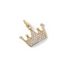 Thumbnail Image 2 of Cubic Zirconia Crown Necklace Charm in 10K Solid Gold