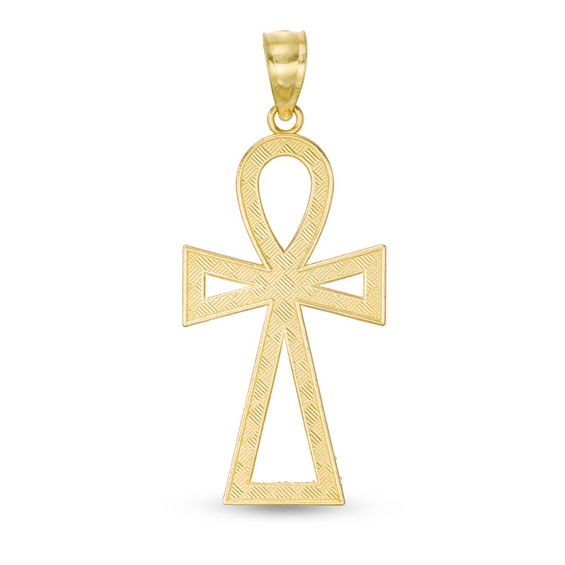 10k gold ankh necklace