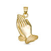 Thumbnail Image 0 of Praying Hands Necklace Charm in 10K Gold
