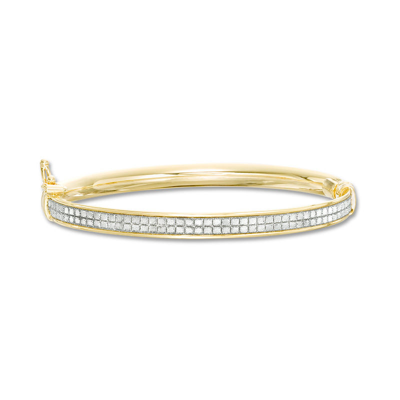 Silver Diamanté Double Wrap Tube Bracelet | New Look