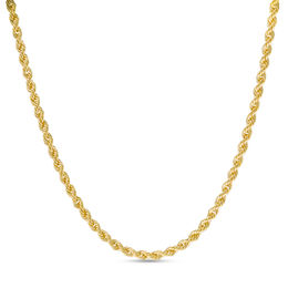 14K Hollow Gold Rope Chain - 20&quot;