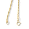 Thumbnail Image 5 of 14K Hollow Gold Rope Chain - 20&quot;