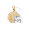 Thumbnail Image 1 of Child's Football and Helmet Necklace Charm in 10K Two-Tone Gold